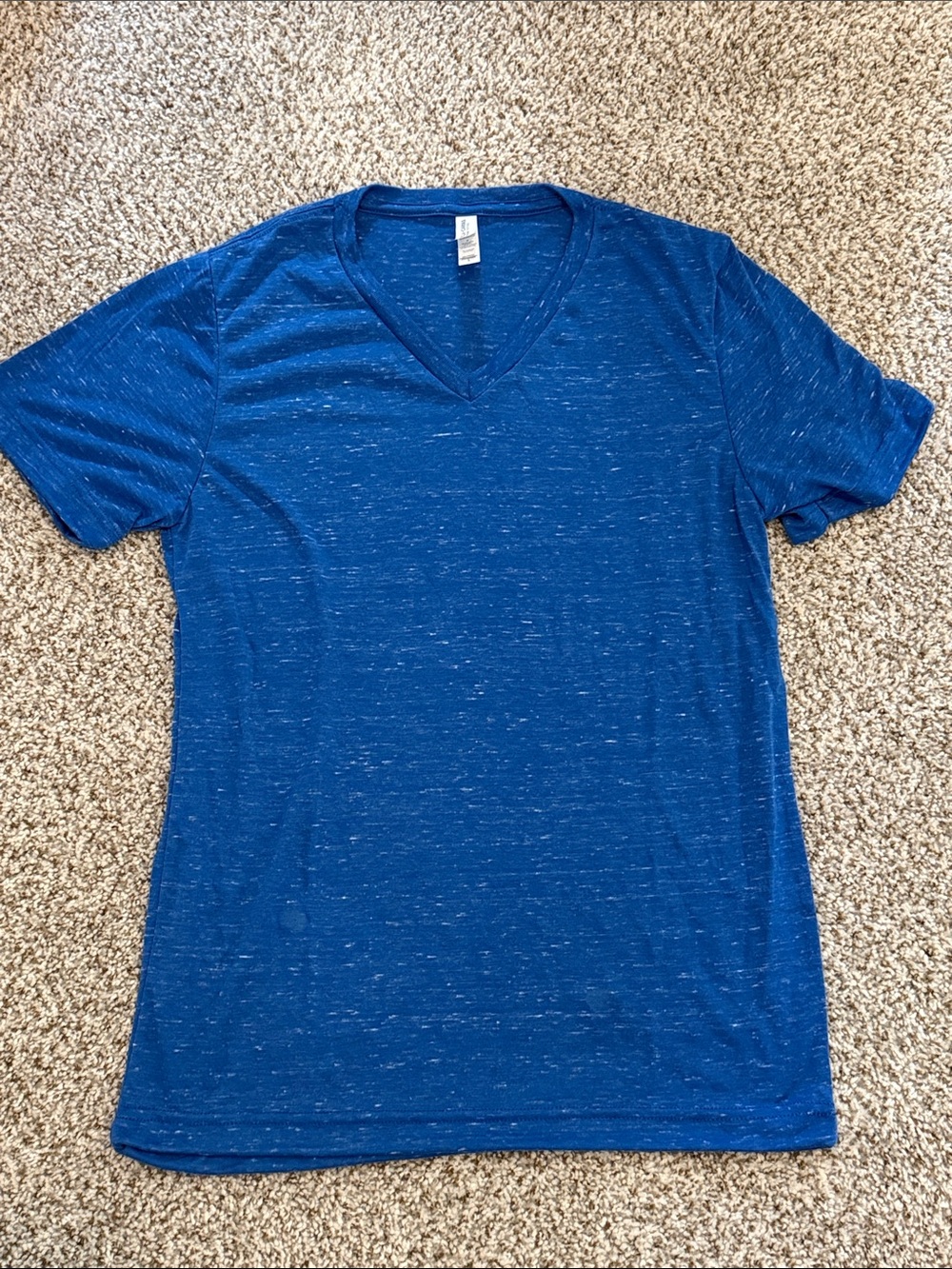 Blue V-Neck Tee